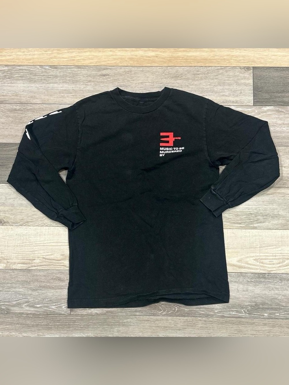 Black Long-Sleeve Graphic Shirt - Music To Be Murdered By